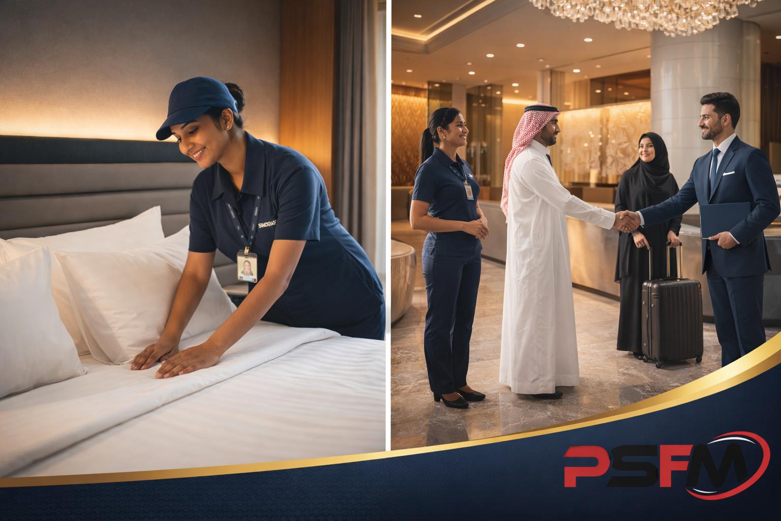 Housekeeping Services in Saudi Arabia for Hotels and Commercial Properties - PSFM Saudi facility services