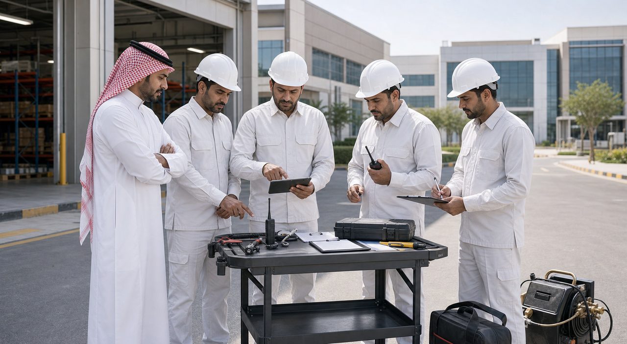 PSFM complete facility management solutions team serving Saudi commercial and industrial clients