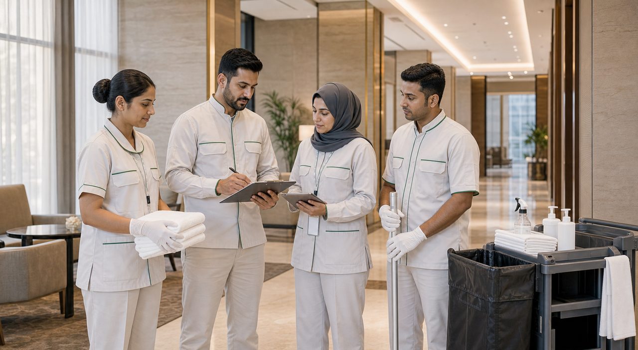 فريق PSFM للتدبير الفندقي وتوريد القوى العاملة يدعم المرافق التجارية والضيافة في السعودية